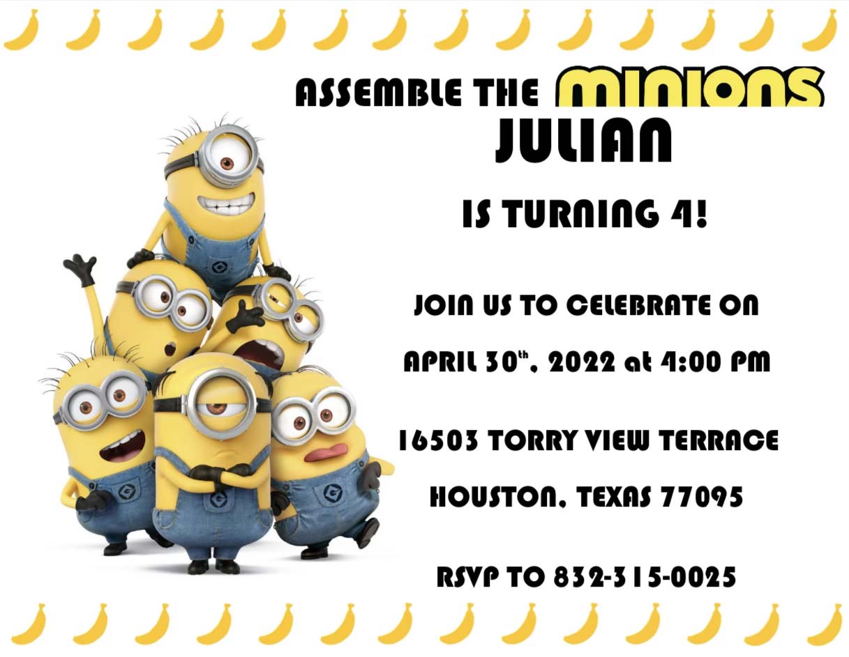 Julian is Turning 4!